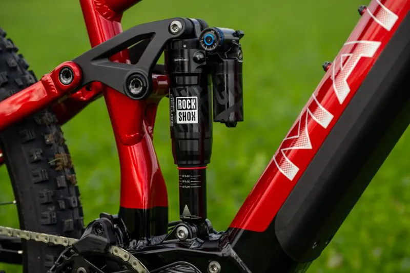 Marin Rift Zone E XR E.Mountain Bike - Red/ Black-4